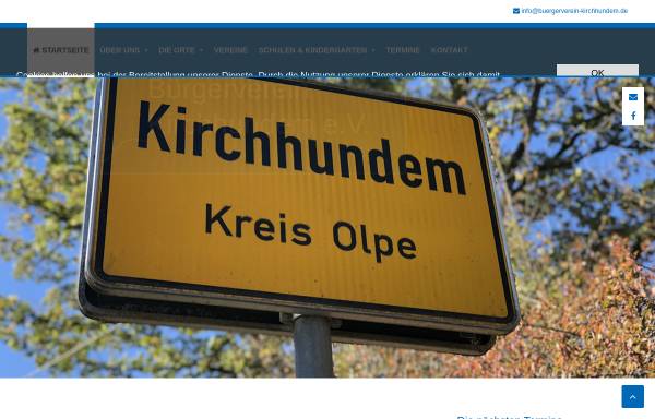 Vorschau von www.buergerverein-kirchhundem.de, Bürgerverein Kirchhundem e.V.