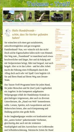 Vorschau der mobilen Webseite tatzen-treff.de, Tatzen-Treff - Die Hundeschule