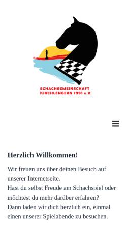 Vorschau der mobilen Webseite www.sgem-kirchlengern.de, Schachgemeinschaft Kirchlengern 1991