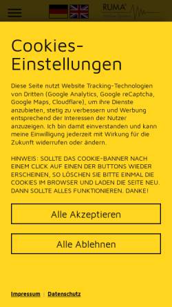 Vorschau der mobilen Webseite www.marker-test.de, Ruma Marker Test