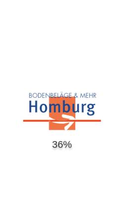 Vorschau der mobilen Webseite www.teppichhaus-homburg.de, Teppichhaus Homburg GmbH