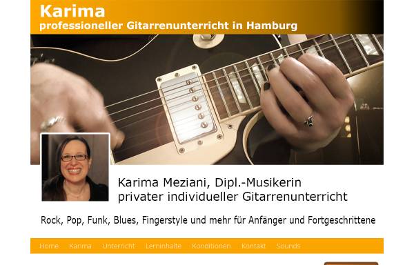 Vorschau von www.karimaguitar.de, Karima Guitar