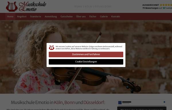 Vorschau von www.musikschule-emotio.de, Musikschule Emotio