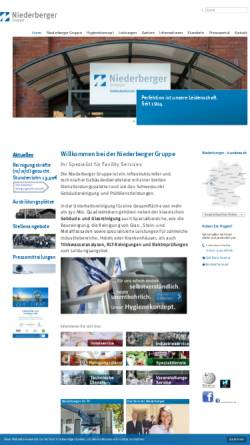Vorschau der mobilen Webseite www.niederberger-gruppe.de, Niederberger Gruppe Verwaltungs-GmbH