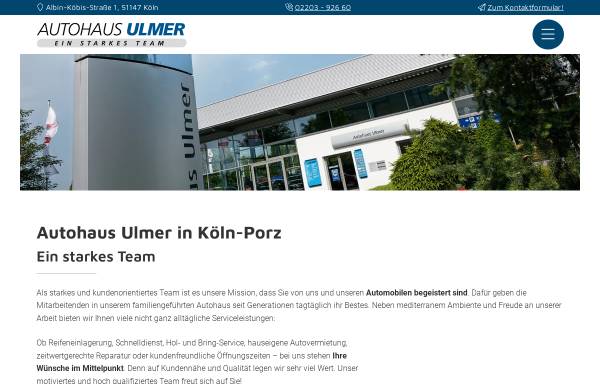 Vorschau von www.autohaus-ulmer.de, Autohaus Ulmer