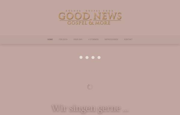 Vorschau von goodnews-gospelchor.de, Good News