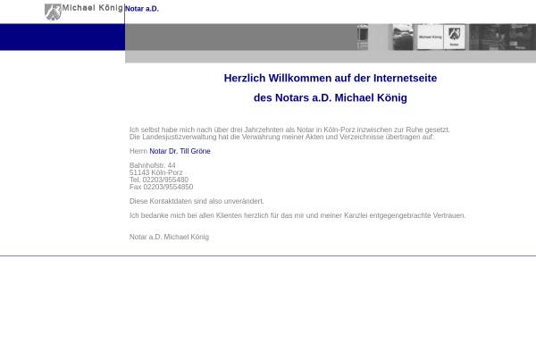 Vorschau von www.notar-koenig.de, König, Michael