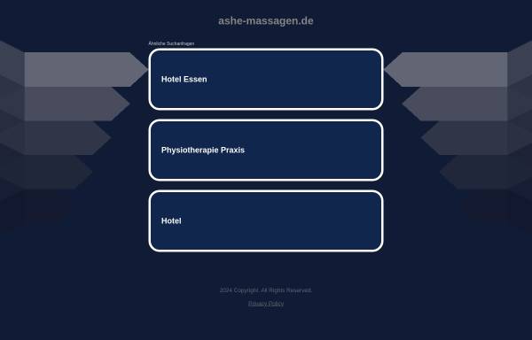 Vorschau von www.ashe-massagen.de, Ashé Massagen