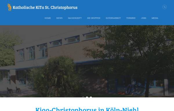 Vorschau von www.kita-christophorus.de, Katholische Kindertagesstätte St. Christophorus Köln-Niehl
