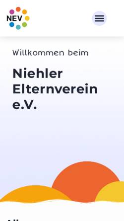 Vorschau der mobilen Webseite www.niehlerelternverein.de, Niehler Elternverein e.V.