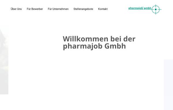 Vorschau von www.pharmajob.de, Pharmajob GmbH