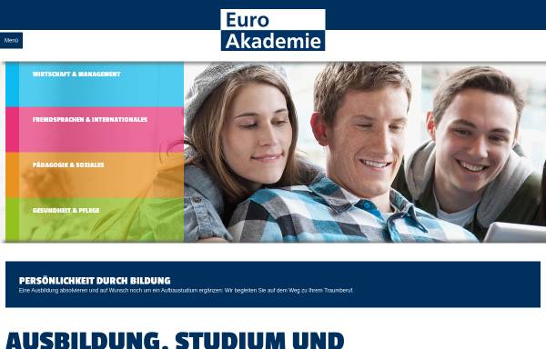 Vorschau von www.euroakademie.de, Euro Akademie GmbH