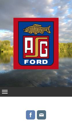 Vorschau der mobilen Webseite www.asg-ford.com, Angelsportgruppe Ford Köln e.V.