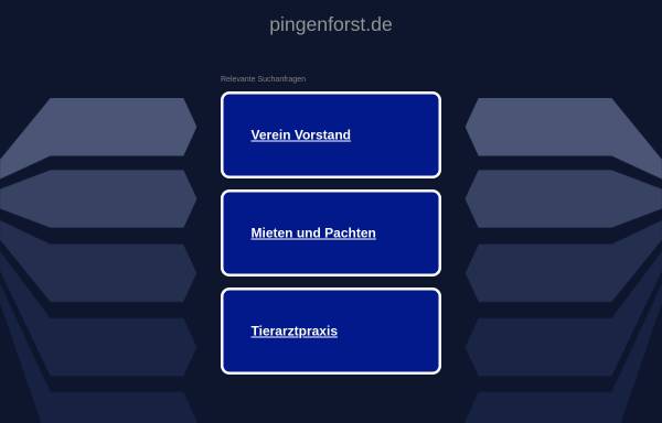 Vorschau von www.pingenforst.de, Kleingartenverein Pingenforst e.V