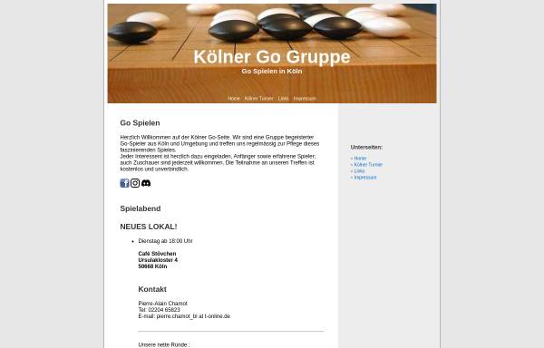 Vorschau von www.dgob.de, Kölner Go Gruppe