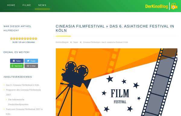 Cineasia Filmfestival Köln