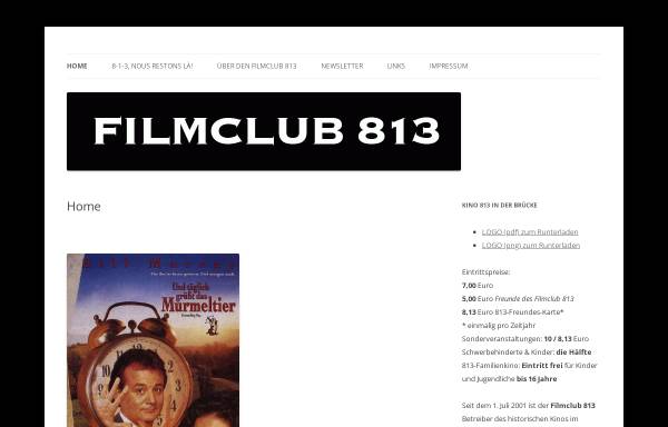Vorschau von filmclub-813.de, Filmclub 813 e.V.