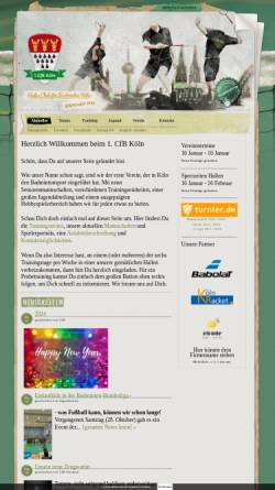 Vorschau der mobilen Webseite www.cfbkoeln.de, 1.Club für Badminton Köln e.V.