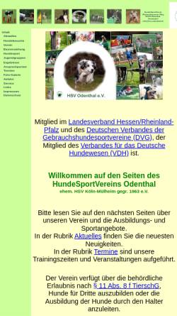 Vorschau der mobilen Webseite www.hsv-koeln.de, Hundesportverein Köln-Mülheim e.V.
