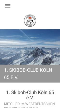 Vorschau der mobilen Webseite www.skibobclub-koeln.de, 1. Skibobclub Köln 65 e.V.