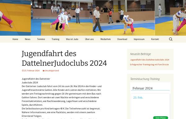 Vorschau von www.dattelner-judoclub.de, Dattelner Judoclub 1958 e.V.
