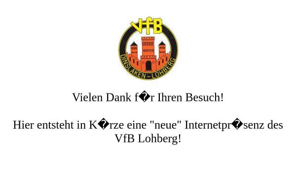 Vorschau von www.vfb-lohberg.de, VfB Lohberg