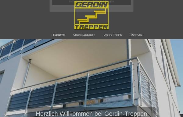 Vorschau von www.gerdin-treppen.de, Gerdin Treppenbau