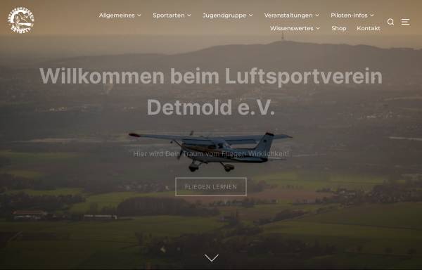 Vorschau von www.lsv-detmold.de, Luftsport Verein Detmold e.V.