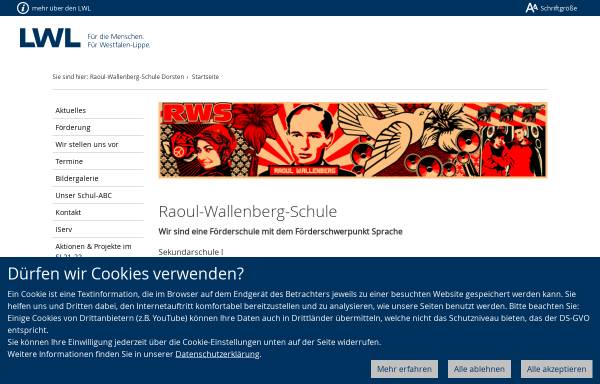 Vorschau von www.lwl-raoul-wallenberg-schule-dorsten.de, Raoul-Wallenberg-Schule (RWS)