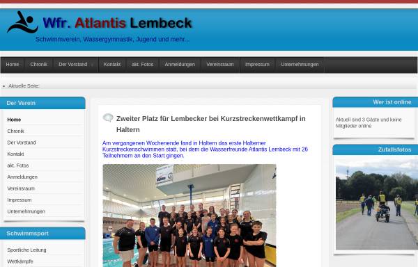 Vorschau von www.atlantis-lembeck.de, Atlantis Lembeck e.V.