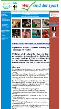 Vorschau der mobilen Webseite www.stadtsportverband-dorsten.de, Sport in Dorsten
