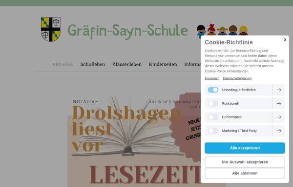 Vorschau von graefin-sayn-schule.de, Gräfin-Sayn-Schule