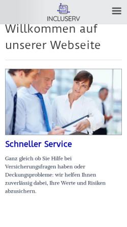 Vorschau der mobilen Webseite www.breithauptgmbh.de, Versicherungsmakler Hugo Breithaupt GmbH