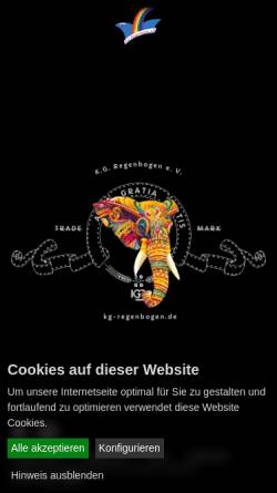 Vorschau der mobilen Webseite www.kg-regenbogen.de, KG Regenbogen
