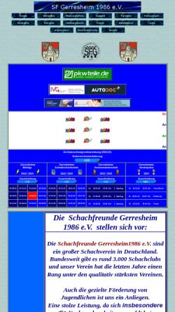 Vorschau der mobilen Webseite www.schachfreunde-gerresheim.de, Schachfreunde Gerresheim 1986 e.V.