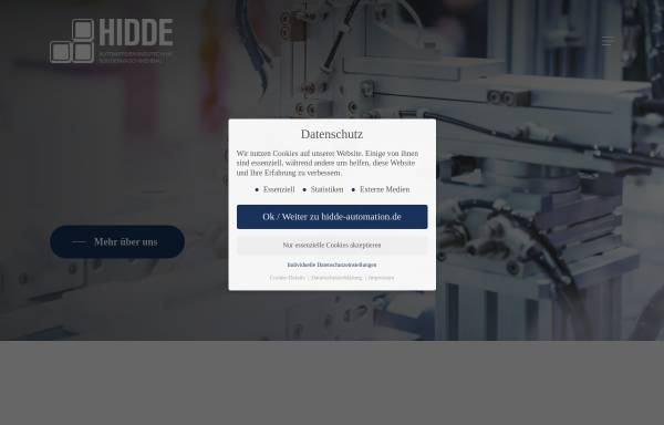 Vorschau von www.hiddegmbh.de, Hidde GmbH