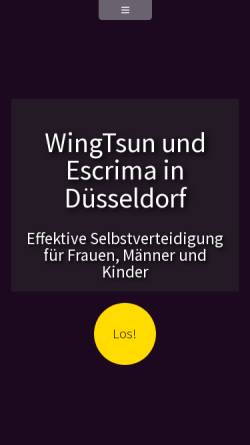 Vorschau der mobilen Webseite duesseldorf-wt.de, WingTsun Schule Düsseldorf