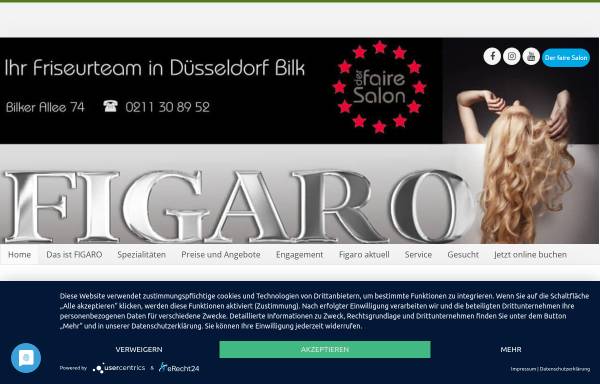 Vorschau von figaro-hair.de, Figaro