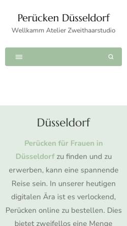 Vorschau der mobilen Webseite www.wellkamm.de, Wellkamm