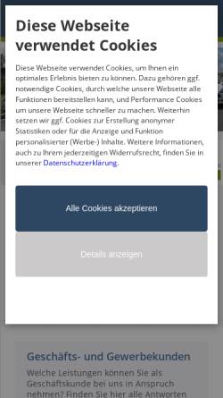 Vorschau der mobilen Webseite www.bewachungsdienst-rheinland.de, Pollok Sicherheitsdienst GmbH
