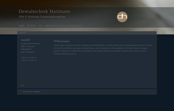 Vorschau von www.dentaltechnik-hartmann.de, Dirk P. Hartmann, Zahntechnikermeister