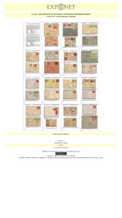 Frühverwendungen der Hradschin Briefmarken