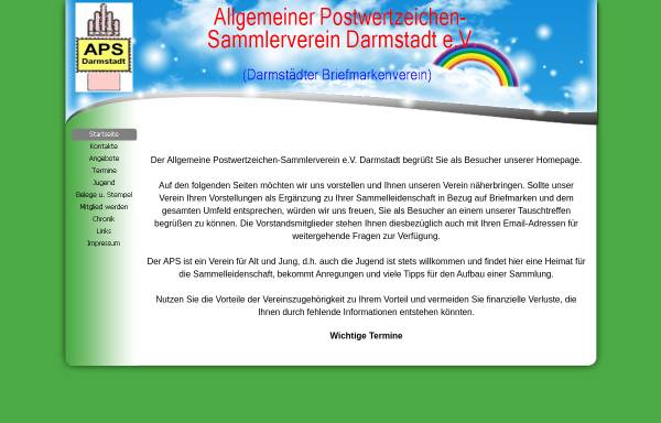 Allgemeiner Postwertzeichen-Sammlerverein e.V. Darmstadt