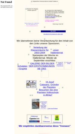 Vorschau der mobilen Webseite members.chello.at, Piaristen-Volksschule