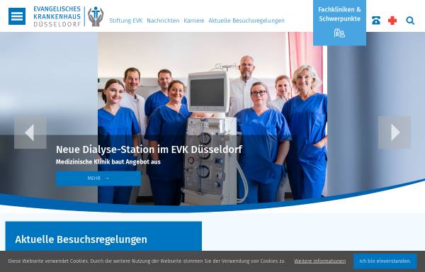 Vorschau von www.buergerstiftung-hospiz-evk.de, Bürgerstiftung Hospiz am EVK