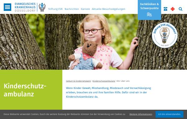 Vorschau von www.kinderschutzambulanz.de, Kinderschutzambulanz (KSA)