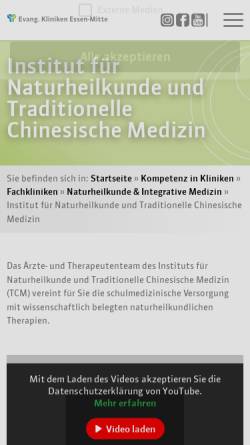 Vorschau der mobilen Webseite kem-med.com, Institut für Naturheilkunde und Traditionelle Chinesiche Medizin