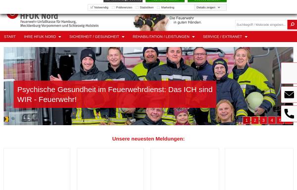 Vorschau von www.fuk-hamburg.de, Feuerwehr-Unfallkasse Hamburg