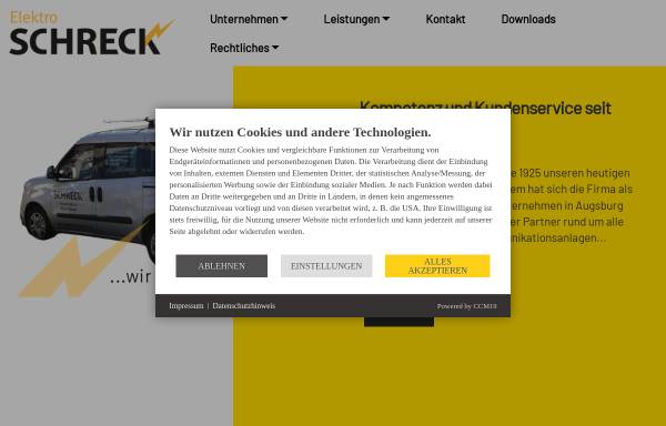 Vorschau von www.elektroschreck.de, Elektro Schreck GmbH