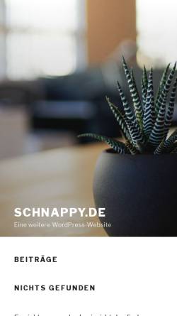 Vorschau der mobilen Webseite www.schnappy.de, Marketing-und Werbeagentur Ulrich Conrad